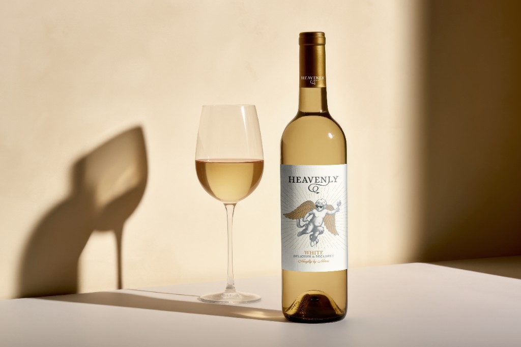 Heavenly white wine moment